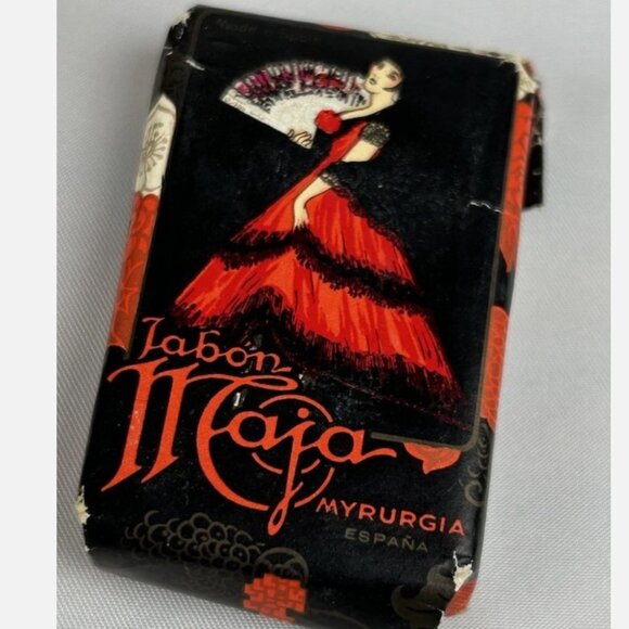 Vtg Jabon Maja Myrurgia Bar Soap 3 Oz Bars Mini Set Original Formula Savon - Picture 3 of 5